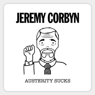 Jeremy Corbyn Austerity Sucks Magnet